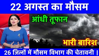 आज 9 अगस्त 2025 का मौसम | यूपी मे भारी बारिश आंधी तूफान की चेतावनी #आज_का_मौसम #weather_update #rain
