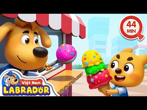 🍦 Dodo và xe bán kem trái cây | Hoạt hình thiếu nhi 👮 Cảnh sát trưởng Labrador Vietnam 🚔