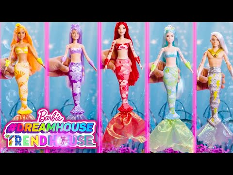 Rainbow Mermaids 🧜‍♀️ & Ice Cream Mystery!🍦| Barbie #Dreamhouse Trendhouse™