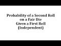 Probability Concepts from Dice Rolls