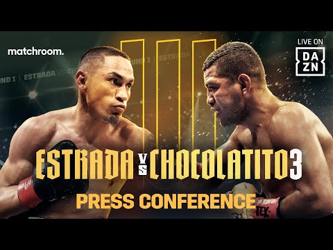 Juan Francisco Estrada vs. Roman 'Chocolatito' Gonzalez III Press Conference