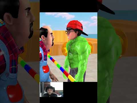 Scary Teacher 3D vs Squid Game Challenge Your Strength With NickHulk 5 Times Tani Winner #shorts