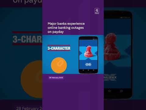 Major banks experience online banking outages on payday