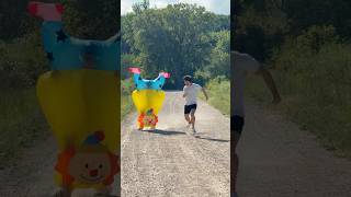 Getting chased by different characters
