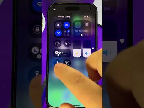Como Ligar ou Desligar a LANTERNA no iPhone