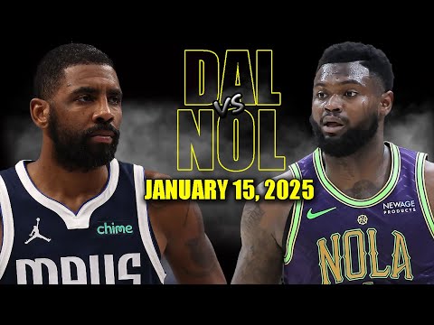 Dallas Mavericks vs New Orleans Pelicans Full Game Highlights - January 15  | NBA Regular Season