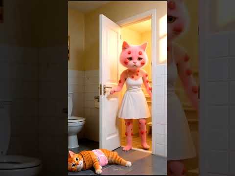 Dad Cat saved son kitten from cobra🤯 #shorts #catsoftiktok #ytshorts #trendingshorts