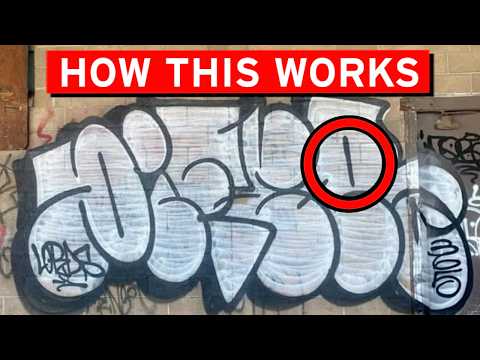 Draw Better Graffiti Throw ups and Pieces With THIS - Negative Space Management