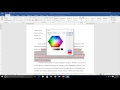 Changing Text Color in Word