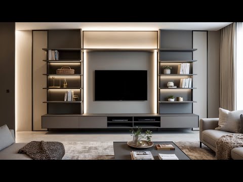 Latest TV Cabinet Designs For Modern Home TV Unit Cabinet Wall Design | Modern TV Cabinet Design