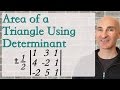 Finding Triangle Area Using Matrices