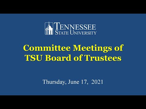 BOT Committee meetings 06172021 Part 2