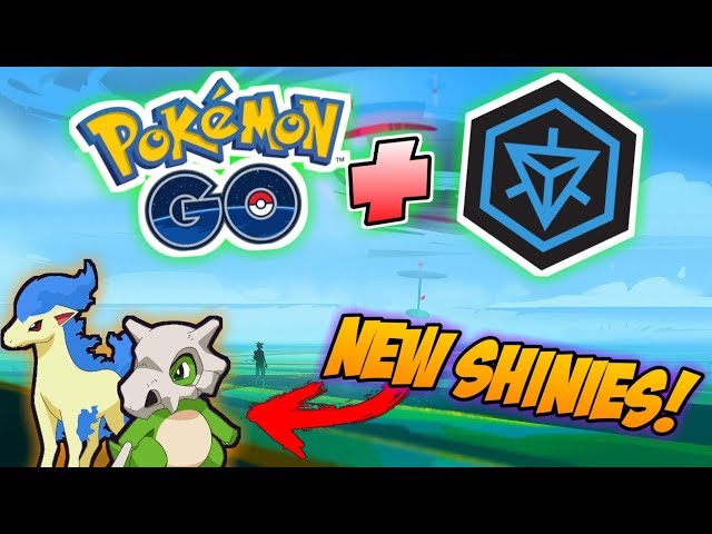 Pokemon GO & Ingress Teamup! New Shinies!