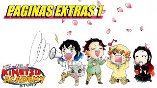 La Academia Kimetsu Tomo 1 Paginas Extras | Kimetsu No Yaiba
