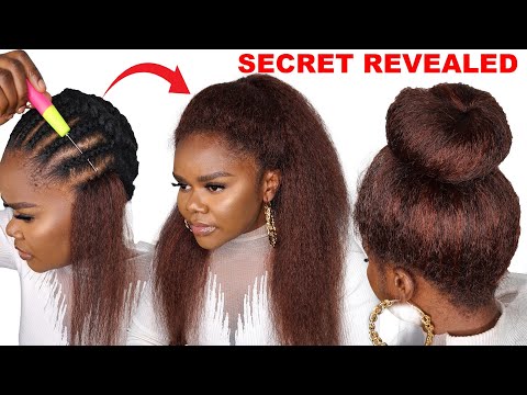 SECRET REVEALED!😱 Invisible Hairline Crochet/ Undetectable Hairline