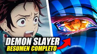 DEMON SLAYER: RESUMEN PARA VER EL CASTILLO INFINITO (Temp 1-4) #demonslayer #kimetsunoyaiba #anime