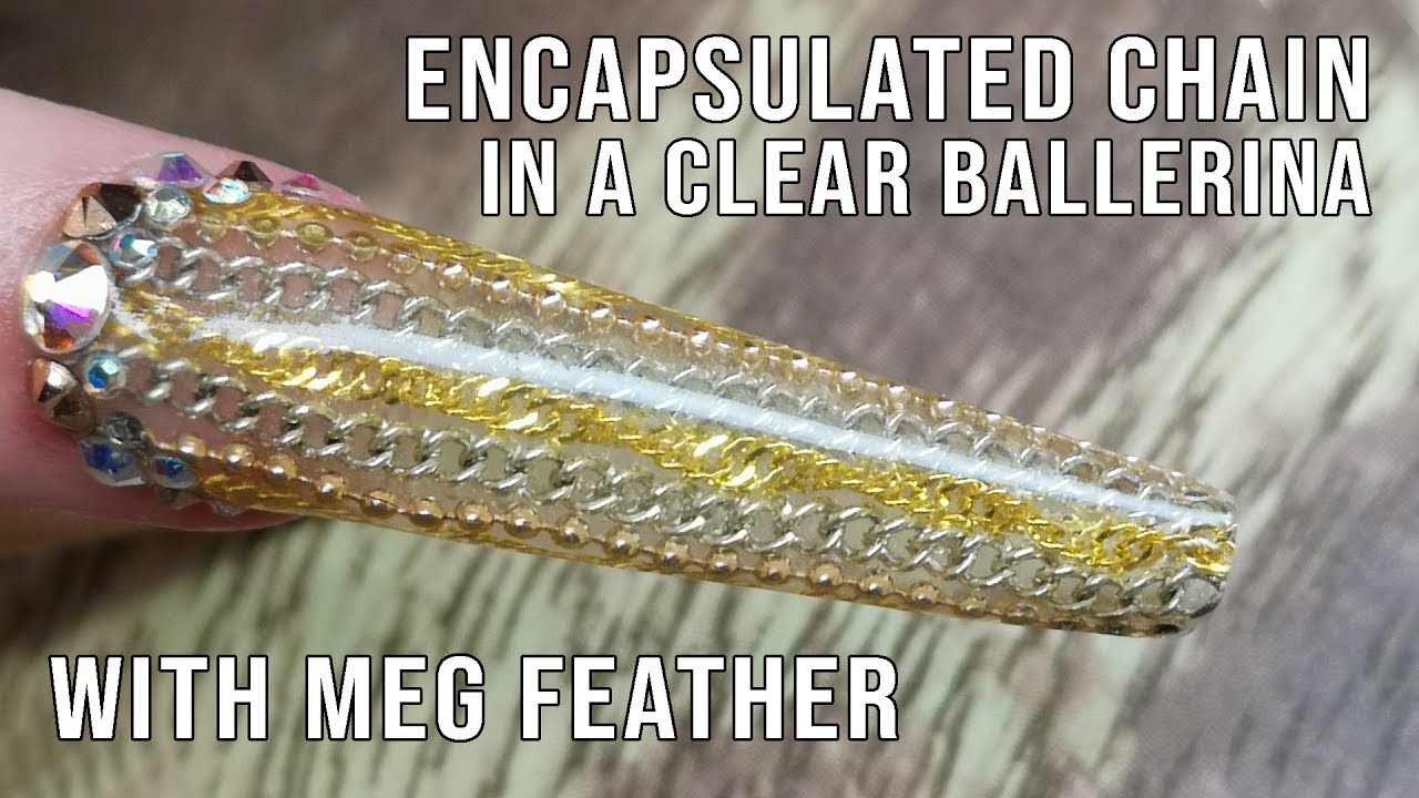 Encapsulated Chain In a Clear Ballerina Design - Featuring Meg Feather