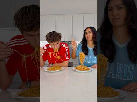 Frozen noodle PRANK on my BF 🤣 ib: @karina-kola