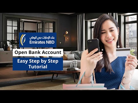 How to Open Emirates NBD Bank Account Online 2024 | Emirates National Bank of Dubai UAE