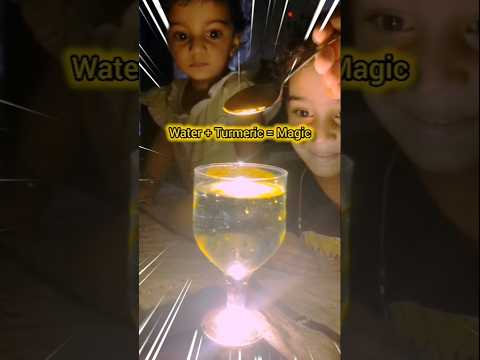 Water + Turmeric = Magic #trending #turmeric