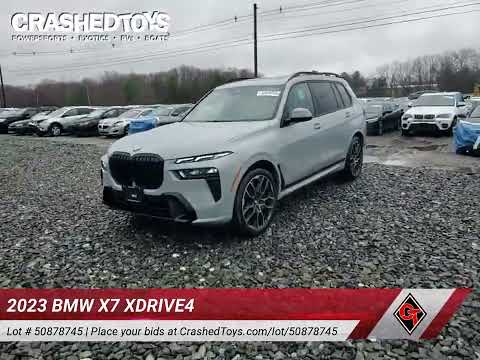 2023 BMW X7 xDrive40i z VIN 5UX23EM00P9P28204, wystawiony jako Copart lot #50878745 z przebiegiem 25 142 mil mil oraz Szkoda całkowita • Salvage title. Historia ofert i sprzedaży dostępna na DreamBid. Obrazek 17.
