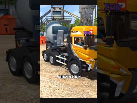 Muatan cairan beton‼️ #bussid #truck #simulator