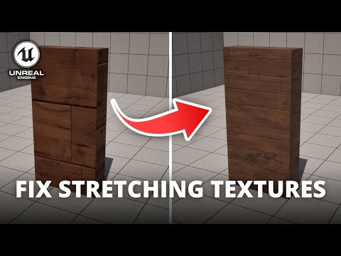 How to Fix Stretching Textures With a Simple Material in Unreal Engine 5