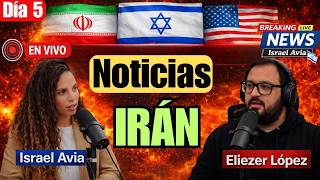 🇮🇷🇮🇱🇺🇸 Eliezer López y Israel Avia 🚨 IRÁN NOTICIAS ÚLTIMA HORA 🔴 EN VIVO desde Israel 🔥
