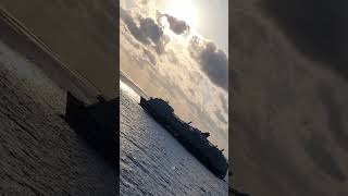 Mein Schiff 2 und Mein Schiff 7 Schwestern Treffen vor Atlantik Überquerung