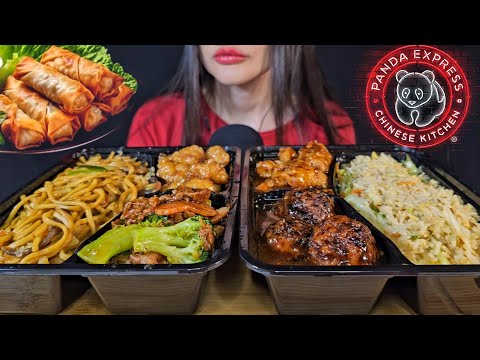 EATING PANDA CHINESE FOOD | ASMR MUKBANG