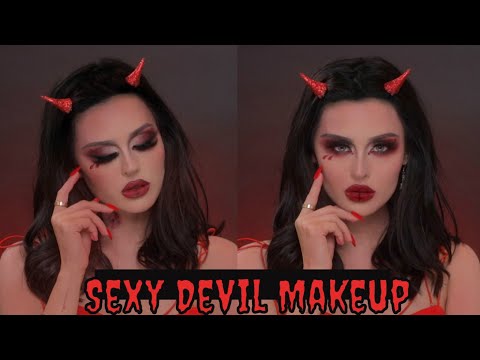 Sexy Devil Halloween Makeup Tutorial