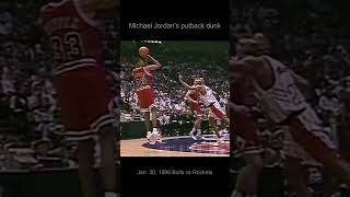 Michael Jordan's putback dunk
