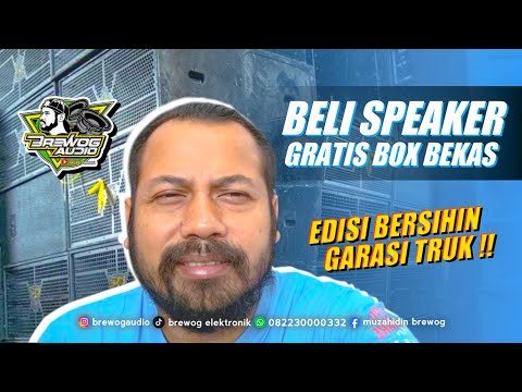 EDISI GILA YA BELI SPEAKER GRATIS BOX BEKAS YANG GAK DI PAKAI LAGI