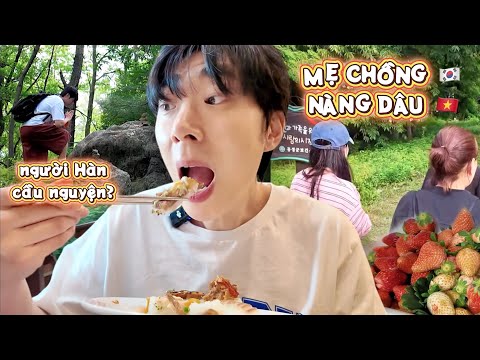 Dẫn Kem về quê Hoon: Leo núi với mẹ chồng, lần đầu đi khám "đông y" ở Hàn