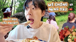 Dẫn Kem về quê Hoon: Leo núi với mẹ chồng, lần đầu đi khám "đông y" ở Hàn