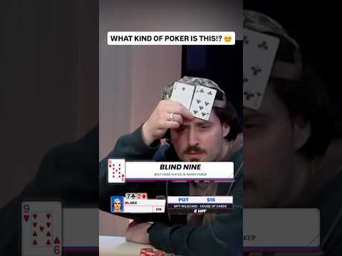 BLIND MAN'S BLUFF in $5,000 POT on WPT Wildcard House of Cards 😲 #poker #casino #pokerhands