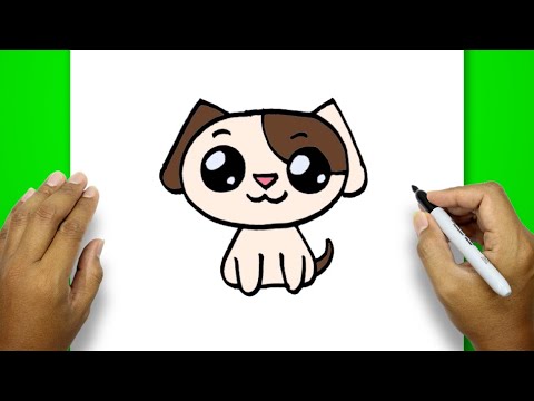 How To Draw A Dog Easy | Cute Dog Drawing