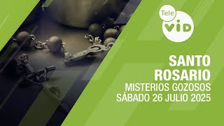 Santo Rosario de hoy Sábado 26 Julio de 2025 📿 Misterios Gozosos #TeleVID #SantoRosario