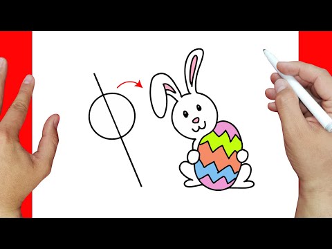 Truco para Dibujar un Conejito de Pascua | Dibujos fáciles