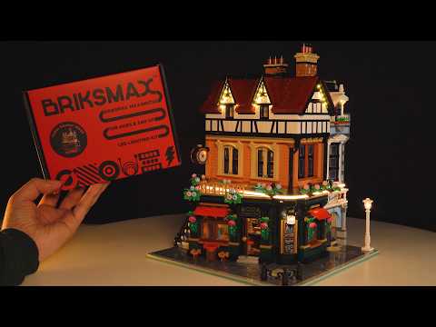 LEGO Tudor Corner light kit thorough review! BriksMax 2.0 #NotSponsored