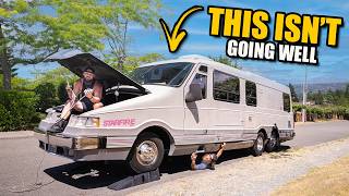 My New Rare and Expensive RV Exploded on the Freeway... RV Trip Day - 2