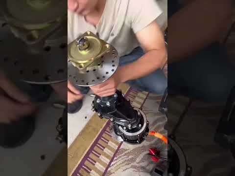 How to install the motor of 3 wheel electric scooter #rooder
