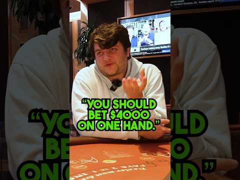 He told me to bet $4000 ☠️ #Blackjack #Vegas @Realbrettski