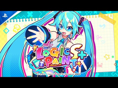 Hatsune Miku Logic Paint S+ - Launch Trailer | PS5 & PS4 Games