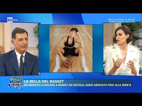 La bella del basket -  I Fatti Vostri  05/03/2024