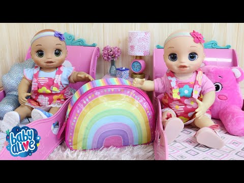 BABY ALIVE GÊMEAS NINA E HANNA VÃO PASSAR O DIA NA CRECHE