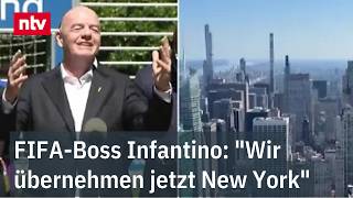 Infantino großspurig, Bürgermeister Mamdani verlost WM-Tickets in New York | ntv