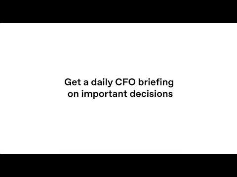 Get a daily CFO briefing with ChatGPT Work