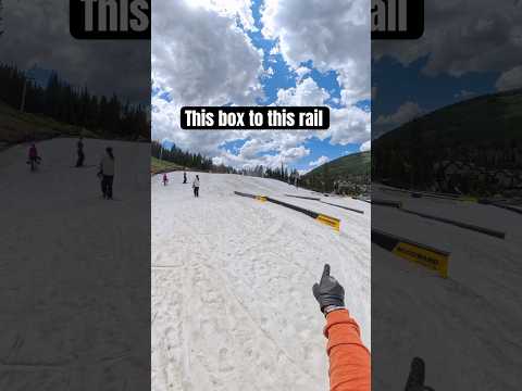 Battling this Snowboard Box Rail