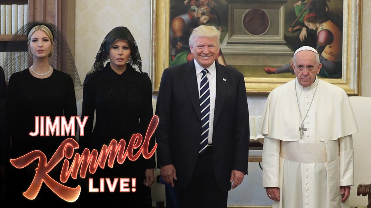 Jimmy Kimmel on Trumps Visit with the Pope